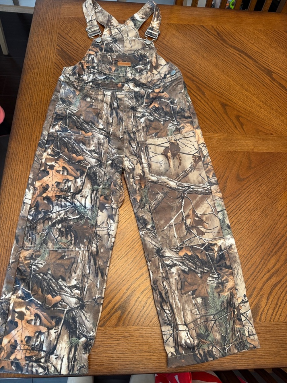 Camo Kids' Overalls - Brown Realtree-Style